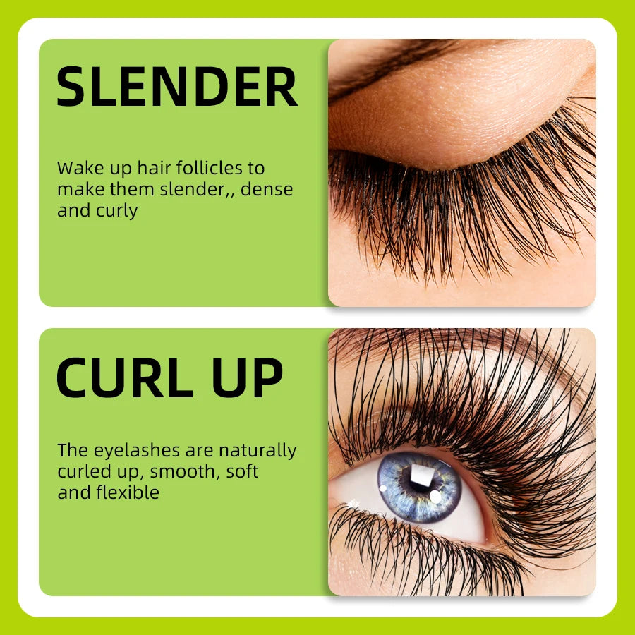 Long Thick Eyelash Serum and Eyebrows Natural